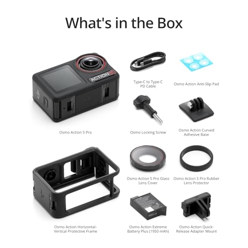 DJI Osmo Action 5 Pro Adventure Combo, 4K Action Camera with Dual OLED Touchscreens G81878