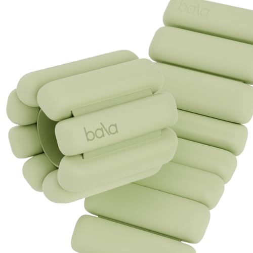 Bala Bangles Wrist & Ankle Weights Adjustable Silicone Set for Women Men Y10032