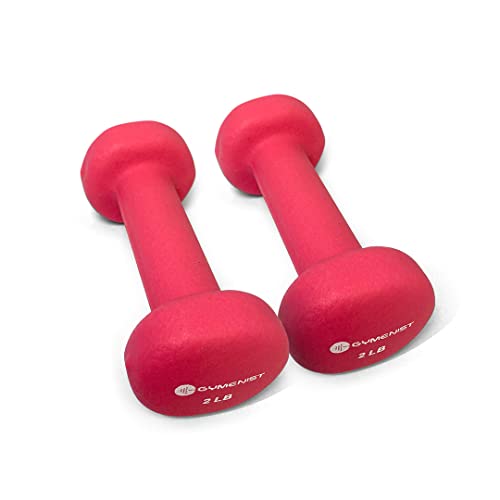 Gymenist Dumbbell Set with Hard Plastic Case, 3 Pairs F6725