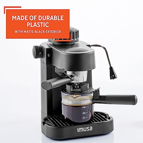 IMUSA GAU-18202 4 Cup Espresso/Cappuccino Maker, Black V2290