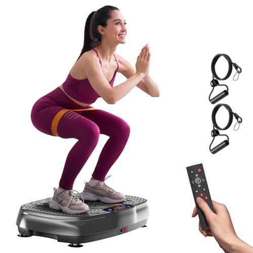 TISSCARE Vibration Plate Exercise Machine for Whole Body Workout at Home A527
