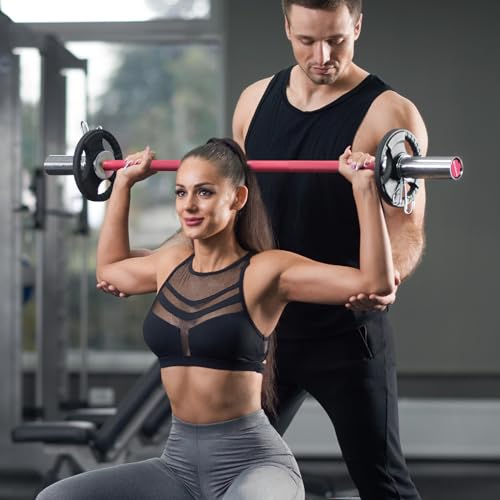 RITFIT Olympic Barbell 4ft/6ft 2 Inch Weight Bar for Strength Training, 500lbs Capacity F369