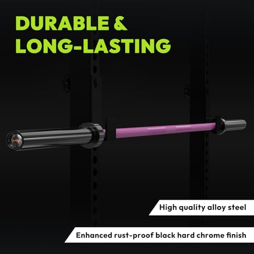 Olympic Barbell 45lb 2-inch Weight Bar for Strength Training X886729