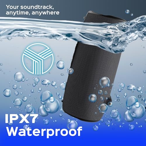 TREBLAB Ultra Loud Wireless Speaker 60W Stereo Sound with Deep Bass, 20H Playtime, Waterproof R962505
