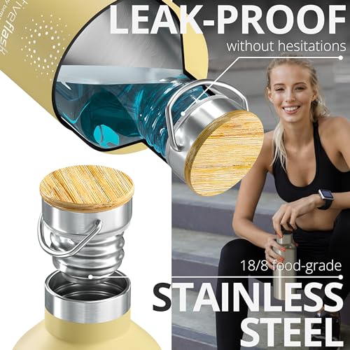 Active Flask 18/32 oz Stainless Steel Insulated Water Bottle with Straw P203
