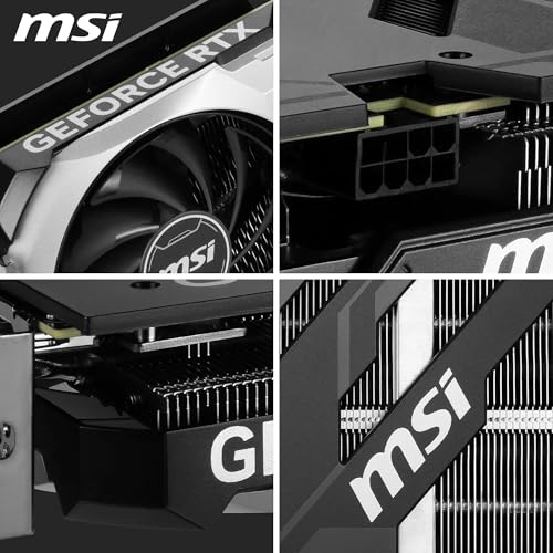 MSI GeForce RTX 4060 Ventus 2X Black 8G OC Gaming Graphics Card A74213