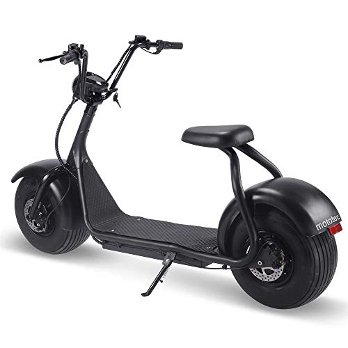 MotoTec Fat Tire 60V 18Ah 2000W Electric Scooter Black G657
