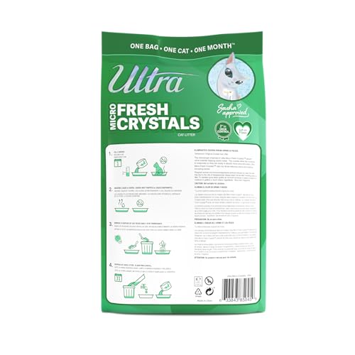 Ultra Fresh Micro Crystals Cat Litter, Summer Breeze Scent, 5lb S61797
