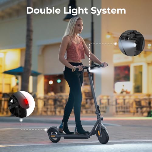 Jasion JS2/PRO Electric Scooter, 25 Miles Range, 22MPH Max Speed, 850W Peak Adult Escooter P831