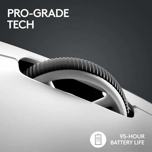 Logitech G PRO X Superlight 2 DEX Wireless Gaming Mouse, 60g, White D21215