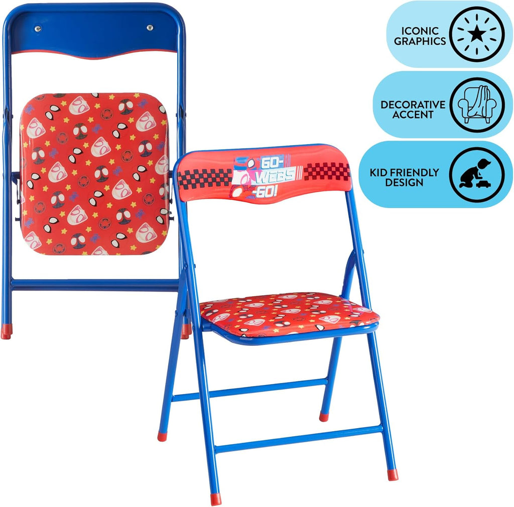 Idea Nuova 3 Piece Table and Chair Set, Spidey and His Amazing Friends E468