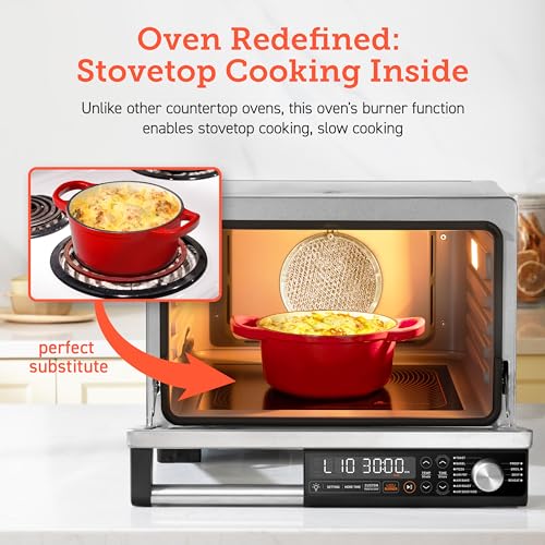 COSORI 11-in-1 Air Fryer Oven, 13Qt with Rotisserie, Recipe Book & 6 Accessories G17087