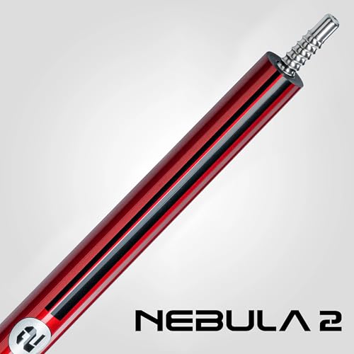 RHINO Nebula 2 Pool Cue - Carbon Fiber Shaft, Composite Butt, 12.4mm B23495