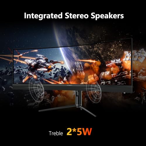 INNOCN 45C1R 45 Inch Ultrawide Curved Gaming Monitor, HDR400, USB-C 90W O61407