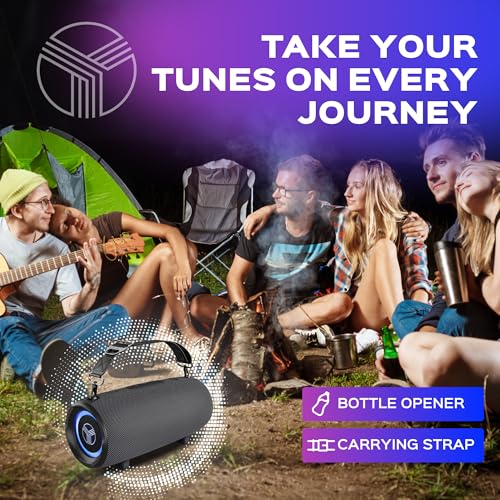 TREBLAB Ultra Loud Wireless Speaker 60W Stereo Sound with Deep Bass, 20H Playtime, Waterproof R962505