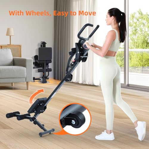 Sportneer Foldable Hydraulic Rowing Machine with 12-Level Resistance Z314