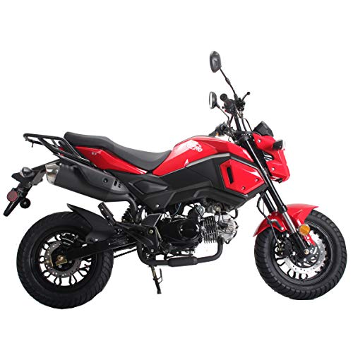 X-PRO 125cc Vader Adult Gas Motorcycle Street Bike Black S273