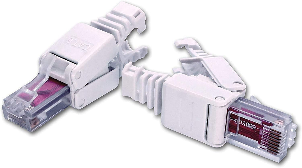 RJ45 CAT6 Tool-Less Modular Connectors Plugs