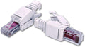 RJ45 CAT6 Tool-Less Modular Connectors Plugs