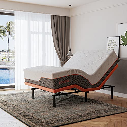 Split King Adjustable Bed Frame with Hybrid Mattress, Zero Gravity, Massage R919726