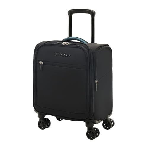 Verage Under Seat Luggage with Wheels, Softside Spinner Carry On, Navy 14-Inch A51804