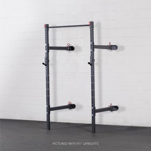 Titan Fitness T-3 Series 82" Wall Mounted Folding Power Rack Q348