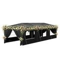 White Party Tent 10x30 with 8 Sidewalls for Outdoor Events K927