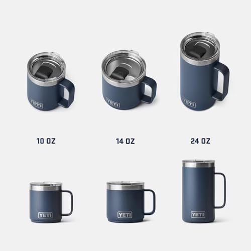 YETI Rambler 24 oz Mug, Stainless Steel, Vacuum Insulated N160