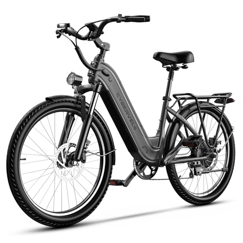 1000 Peak Electric Bike for Adults, 80 Miles Removable Battery, 26" 7-Speed D960