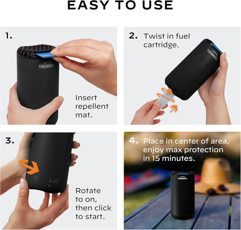 Thermacell Mosquito Repellent Refills for Fuel-Powered Repellers, 15-Foot Protection F9018