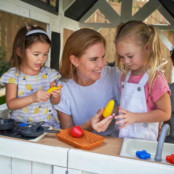 KidKraft Lantana Lane Outdoor Wooden Playhouse with Kitchen O8887