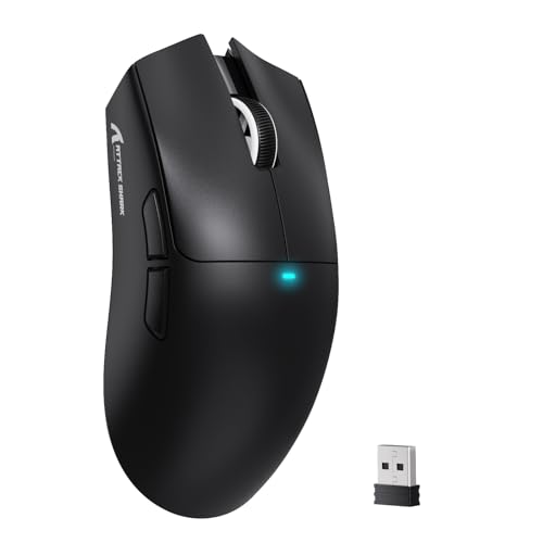 Attack Shark X11SE Wireless Gaming Mouse, Tri-Mode 22K DPI, 59g, Berry Red Y3775