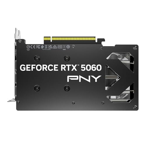 PNY NVIDIA GeForce RTX 5060 8GB ARGB Overclocked Triple Fan Graphics Card V241023