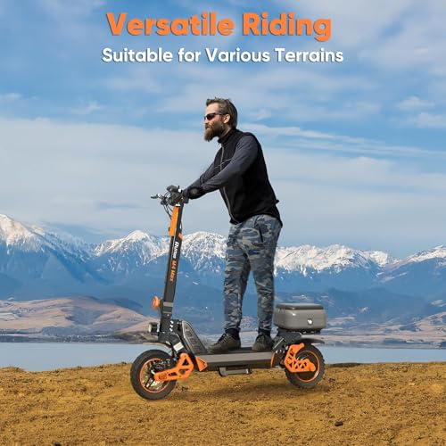 Ruitoo Electric Scooter 1000W Motor, Foldable Off Road E-Scooter for Adults I897875