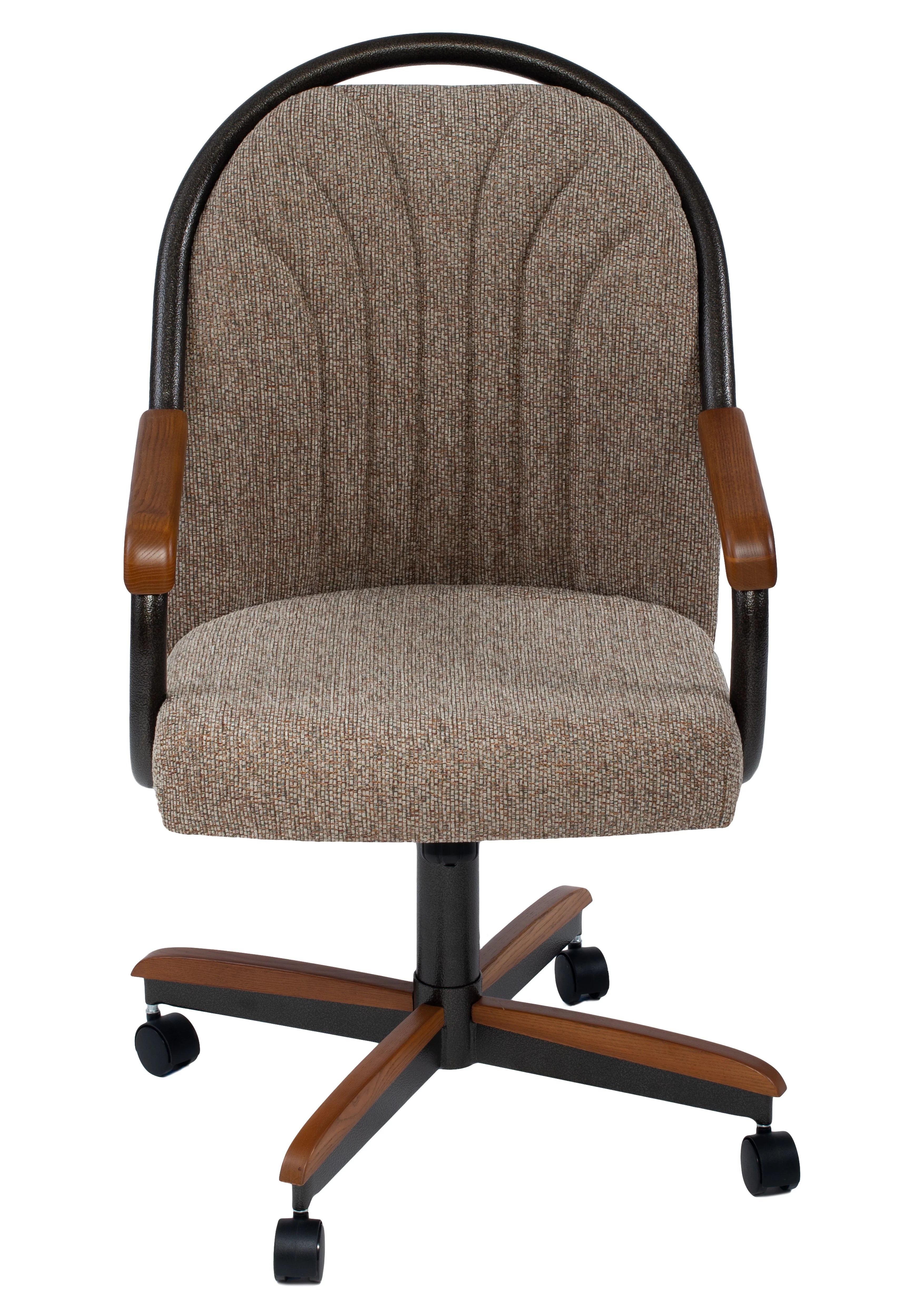 Swivel Casual Dining Chair with Tilt and Casters V914