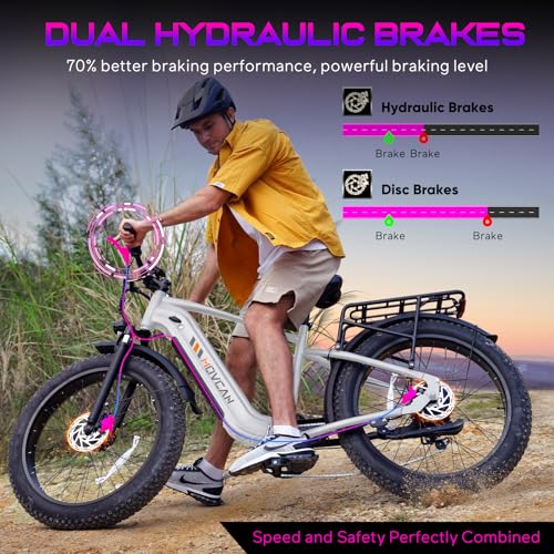 EB60 26" Fat Tire Electric Bike for Adults, 2000W Motor, 48V 20.8AH Battery R225