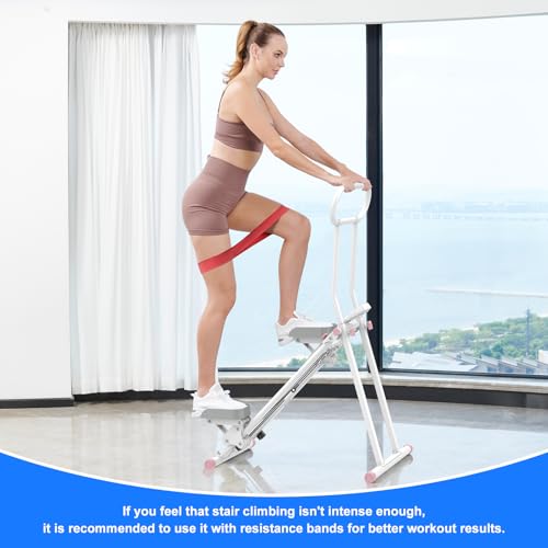 Folding Stair Stepper with Adjustable Handlebar for Home Gym G4022