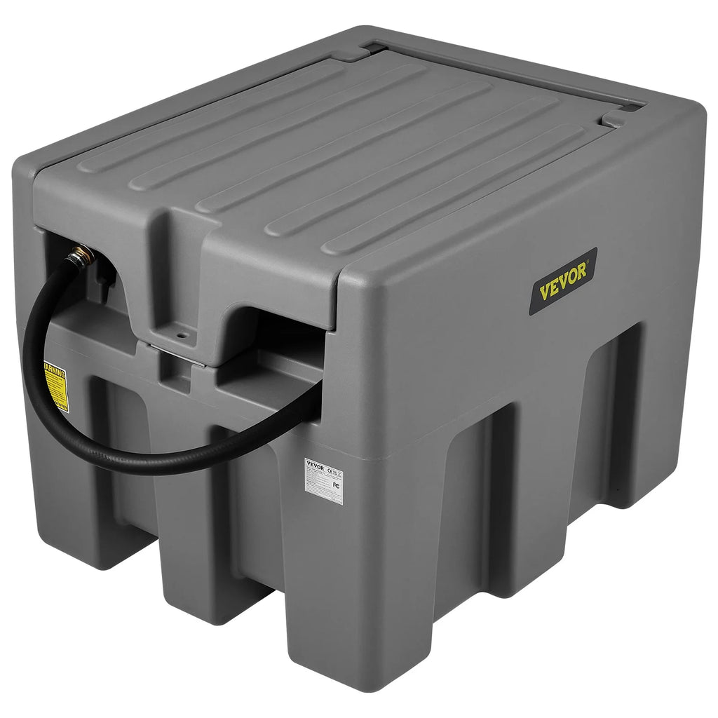 VEVOR Portable Diesel Tank 58 Gallon with 12V Electric Transfer Pump P6489