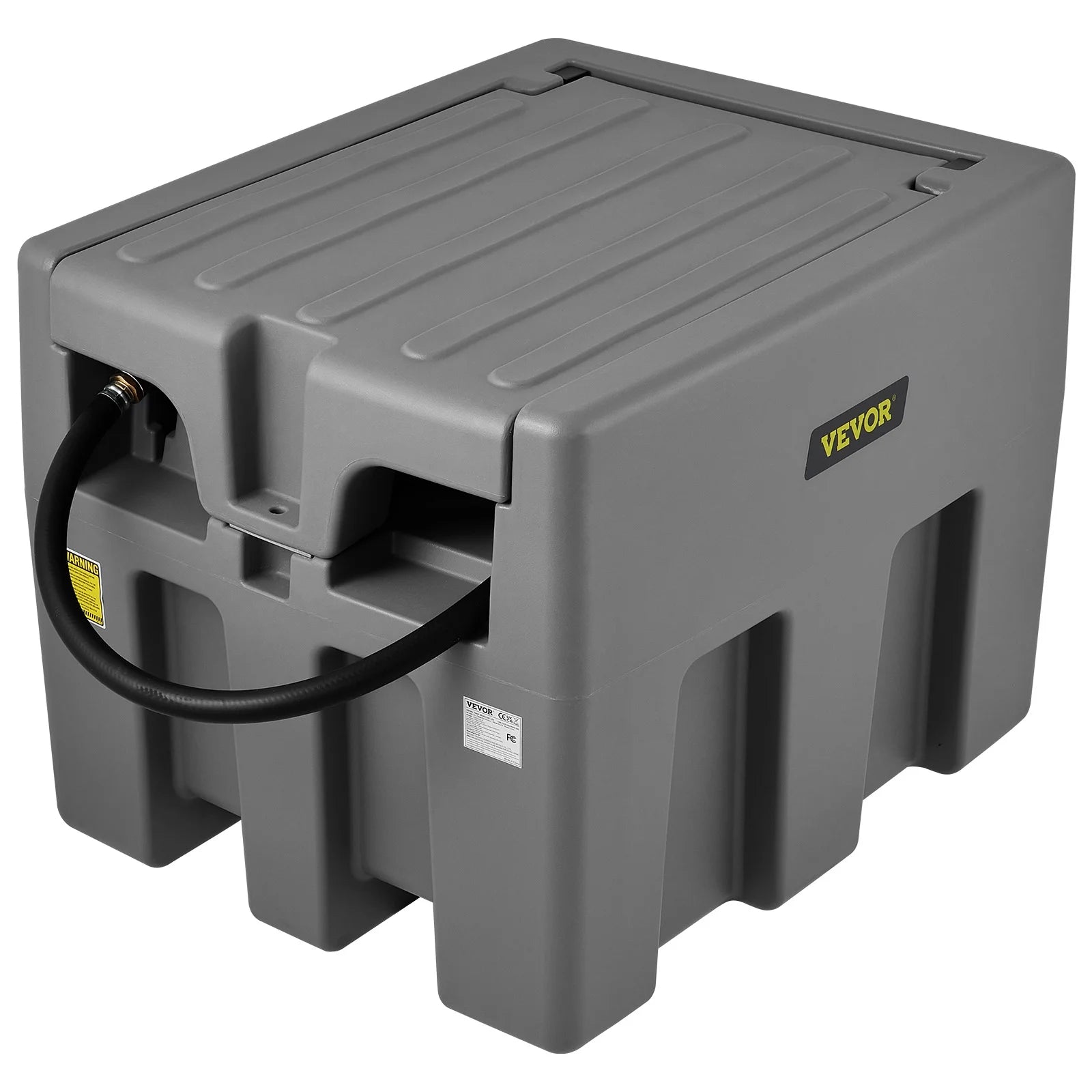 VEVOR Portable Diesel Tank 58 Gallon with 12V Electric Transfer Pump P6489
