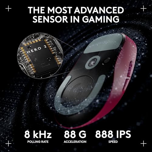 Logitech G PRO X Superlight 2 DEX Wireless Gaming Mouse, 60g, White D21215