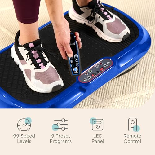 Lifepro Waver Vibration Plate Exercise Machine with Loop Bands V797593