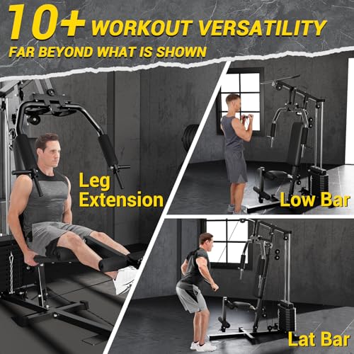 Home Gym Machine with 100LBS Weight Stack, Full Body Workout Station F6223