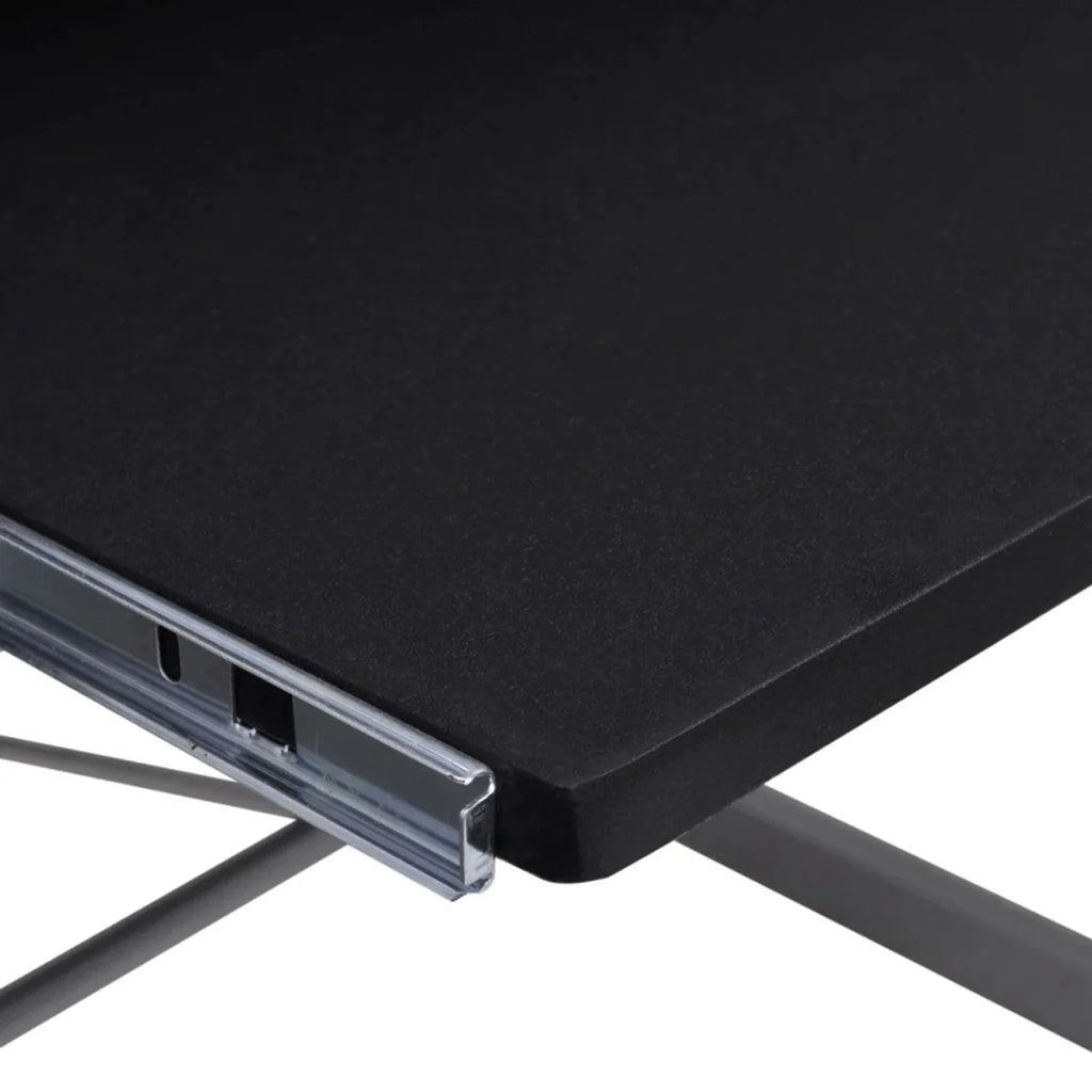Computer Desk with Pull Out Keyboard Tray, Black B369