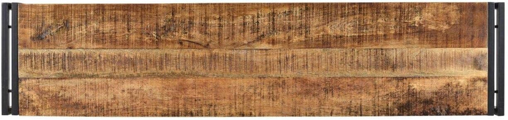 Timbergirl Hand-Crafted Reclaimed Wood and Metal Bench, 50-Inch J99976