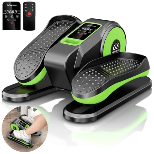 ANCHEER Under Desk Elliptical Machine, Quiet Portable Seated Pedal Exerciser F93140