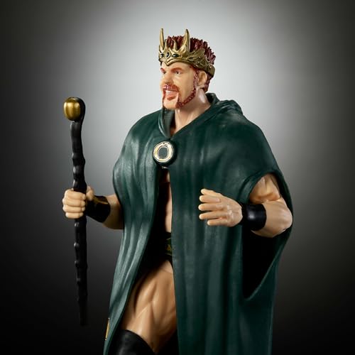 Mattel WWE Elite Action Figure King Sheamus, 6-inch Collectible with Accessories L34191