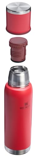 Stanley Adventure-To-Go Vacuum Bottle 25 oz Wide Mouth Insulated Stainless Steel Thermos, Blue Glow D5617