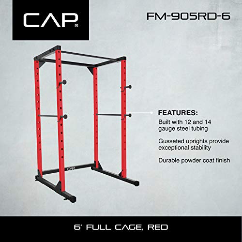 CAP Barbell Full Cage Power Rack Color Series G566426