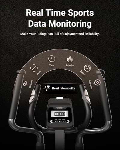 HARISON Elliptical Machine for Home, 350 LBS Capacity, Magnetic Resistance with Bluetooth D897592