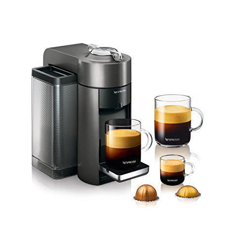 Nespresso Vertuo Coffee and Espresso Maker by De'Longhi, Graphite Metal E903048